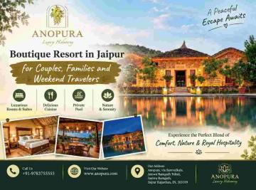 Boutique Resort in Jaipur for Couples, Families and Weekend Travelers