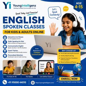 Online Spoken English Classes in India