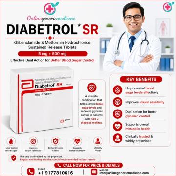 Diabetrol Tablet (Glibenclamide Metformin) Metformin Price & uses