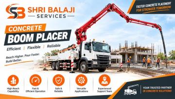 Concrete Boom Placer for Complex Structural Projects
