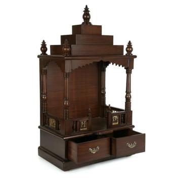 Buy Teak Wood Pooja Mandir Online - Easy Delivery