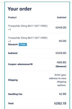 20% OFF Your Purchase on Almighty Peptides